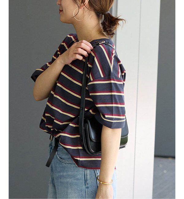 JOURNAL STANDARD「《追加4》汗ジミ防止ボーダービッグT」|Tシャツ・カットソー|