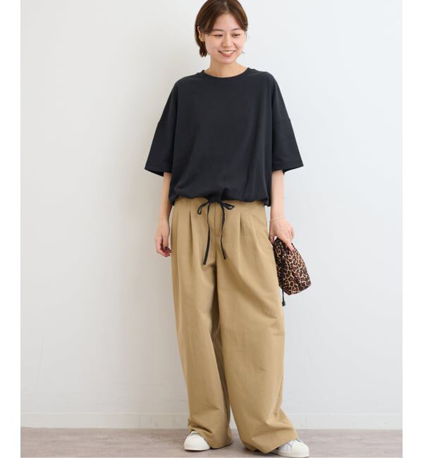JOURNAL STANDARD relume「《追加3》ギャザーヘムショートスリーブTシャツ」|Tシャツ・カットソー|