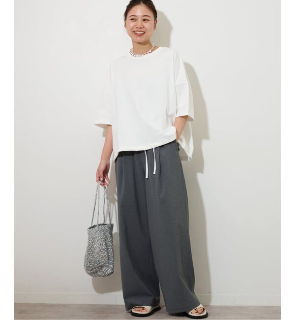 JOURNAL STANDARD relume「《追加3》ギャザーヘムショートスリーブTシャツ」|Tシャツ・カットソー|