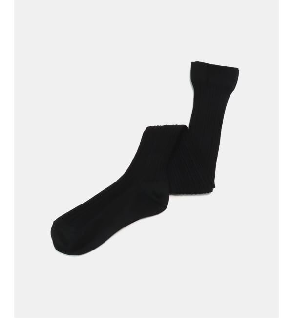 JOURNAL STANDARD「【GLEN CLYDE/グレンクライド】 ヘンソクリブLONGSOX」|ソックス|ブラック