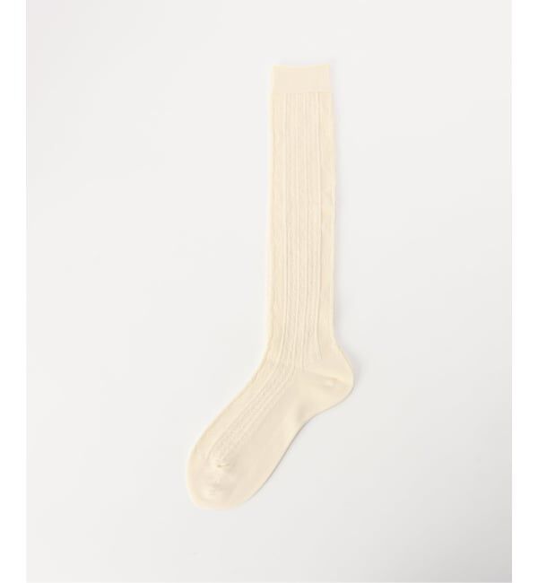 JOURNAL STANDARD「【GLEN CLYDE/グレンクライド】 MINIケーブルハイSOX」|ソックス|ナチュラル