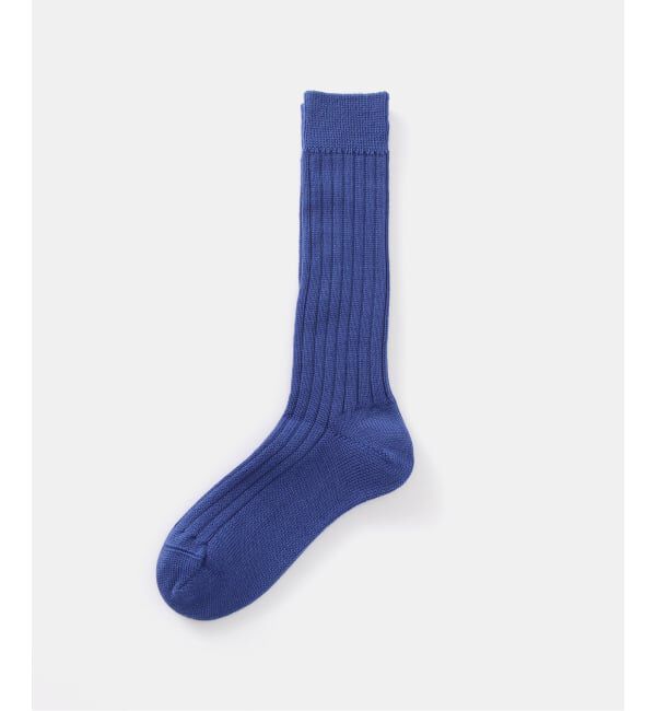 JOURNAL STANDARD「【GLEN CLYDE/グレンクライド】 WOOLリブSOX」|ソックス|ブルー A