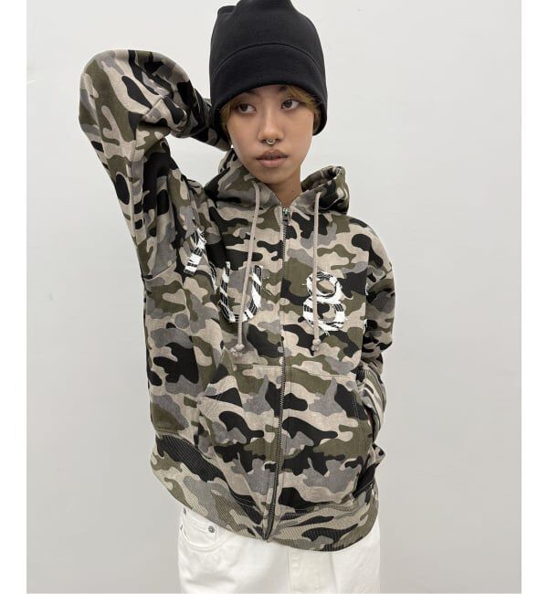 Oriens JOURNAL STANDARD「《予約》IPU83 Pattern Hoodie」|パーカー|ブラウン B