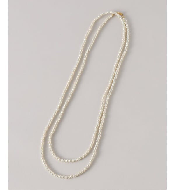 JOURNAL STANDARD relume「《WEB限定追加予約》relumeガラスパールロングネックレス」|ネックレス|