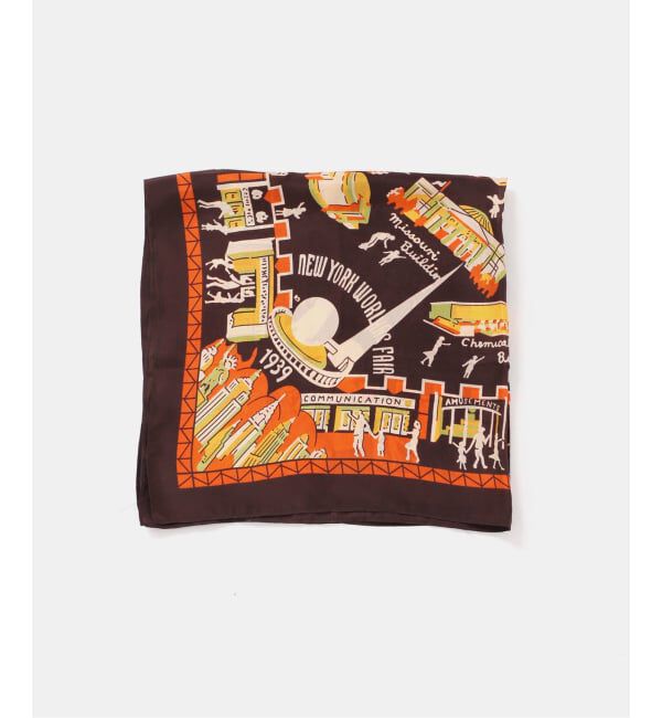 JOURNAL STANDARD relume「《予約》シルクスカーフ ニューヨーク・ワールドフェア」|バンダナ・スカーフ|
