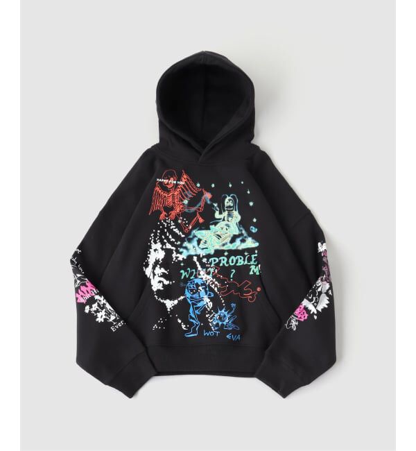 JOURNAL STANDARD「JUNGLES Winter 25 test Print Hoodie」|パーカー|ブラウン A