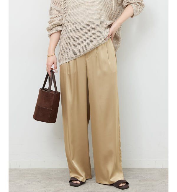 JOURNAL STANDARD relume「《予約》サテンイージーパンツ」|その他|