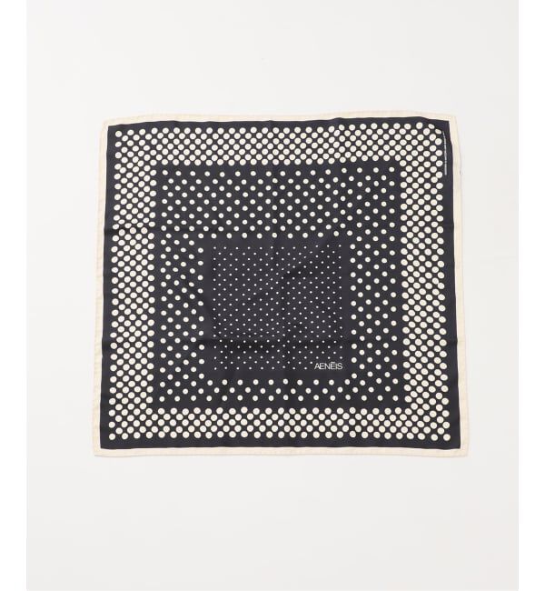 journal standard L'essage「《予約》【AENEIS/エネス】Albers Pois silk scarf 68：スカーフ」|バンダナ・スカーフ|