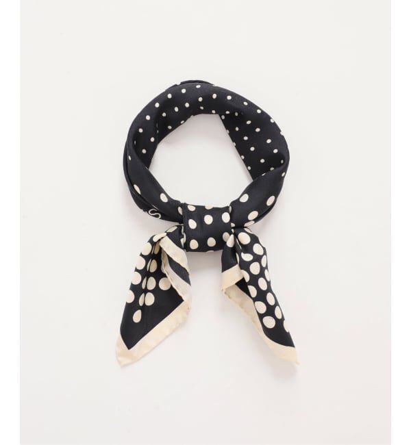journal standard L'essage「《予約》【AENEIS/エネス】Albers Pois silk scarf 68：スカーフ」|バンダナ・スカーフ|