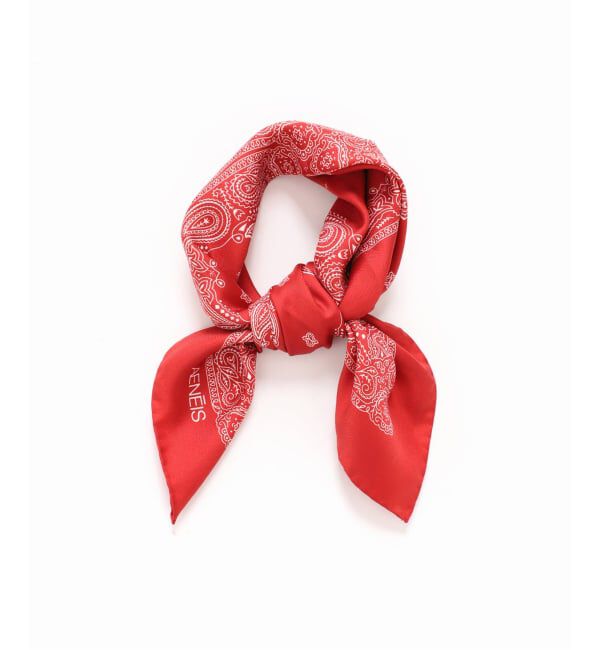 journal standard L'essage「《予約》【AENEIS/エネス】Minimal Bandana silk scarf：スカーフ」|バンダナ・スカーフ|