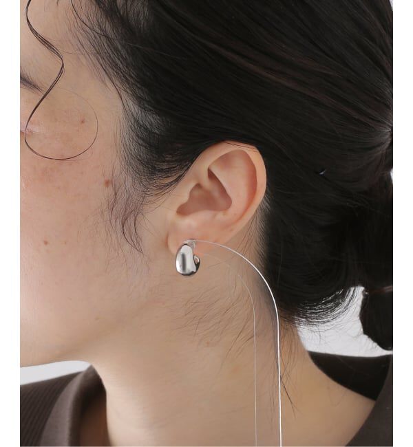 journal standard L'essage「【MARIA BLACK/マリアブラック】 Tryvann Pillow Earring Silver：ピアス」|ピアス|シルバー