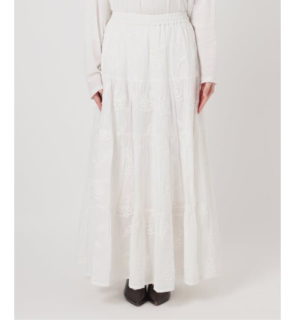 JOURNAL STANDARD relume「《予約》3Dシフリティアードスカート」|スカート|