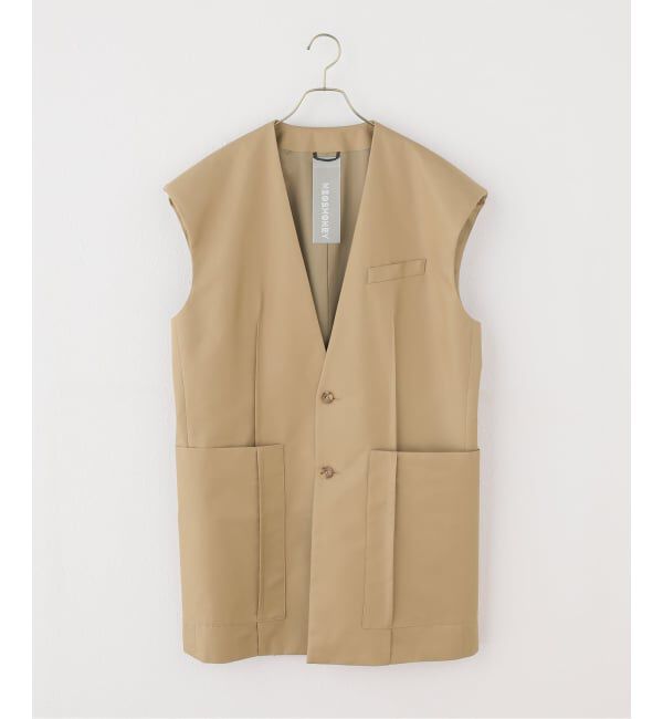 JOURNAL STANDARD「【MIOSMOKEY/ミオズモーキー】OUT DARTS GILET」|その他|ベージュ