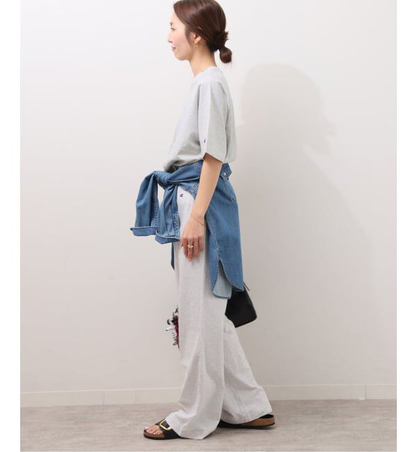 JOURNAL STANDARD relume「《予約》別注【Champion/チャンピオン】16s/1 Jersey TEE Bleach Wash：Tシャツ」|Tシャツ・カットソー|