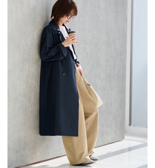 JOURNAL STANDARD relume「《追加2》［洗濯機洗い可］コットンナイロンライトトレンチコート」|トレンチコート|