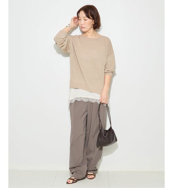 journal standard L'essage「《予約》WATER REPELLENT/UVタックパンツ」|スラックス|