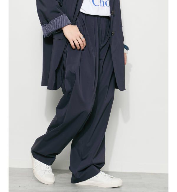 journal standard L'essage「《予約》WATER REPELLENT/UVタックパンツ」|スラックス|