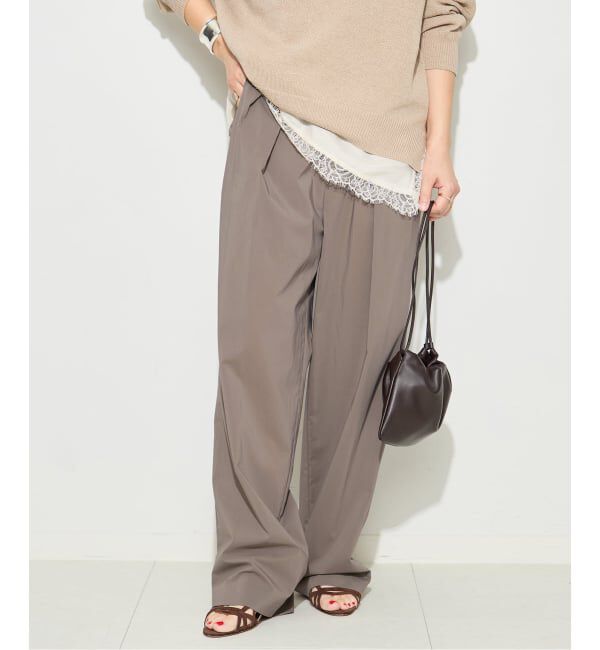 journal standard L'essage「《予約》WATER REPELLENT/UVタックパンツ」|スラックス|