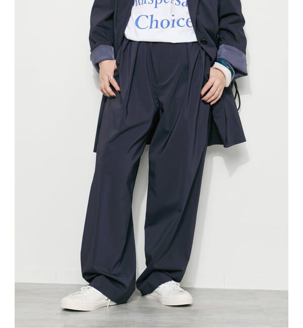 journal standard L'essage「《予約》WATER REPELLENT/UVタックパンツ」|スラックス|