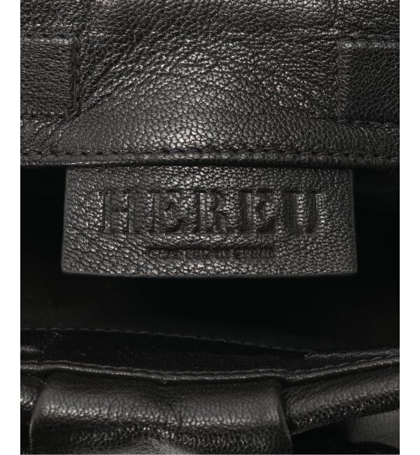 journal standard L'essage「【HEREU/ヘリュー】Bombon M Supple Shiny：ボストンバッグ」|ボストンバッグ|