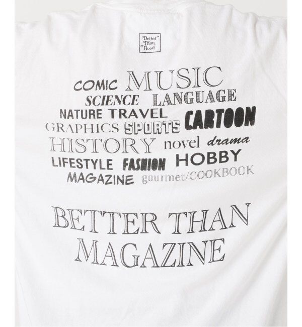 FRAMeWORK「BETTER THAN GOOD/ベターザングッド BTG GOOD BOOKS Tシャツ」|Tシャツ・カットソー|