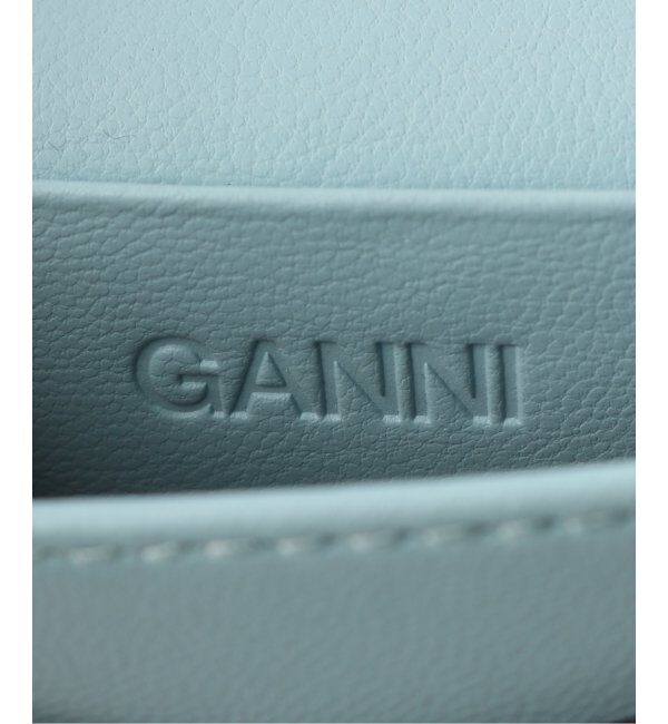 U by SPICK&SPAN「GANNI/ ガニー Ganni Bou Flap Card Holder Strass」|名刺入れ・カードケース|