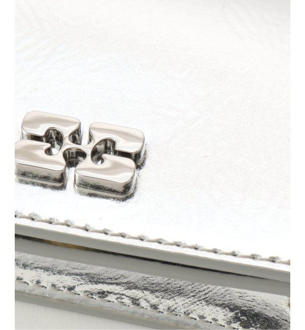 U by SPICK&SPAN「GANNI/ ガニー Ganni Bou Flap Card Holder Strass」|名刺入れ・カードケース|