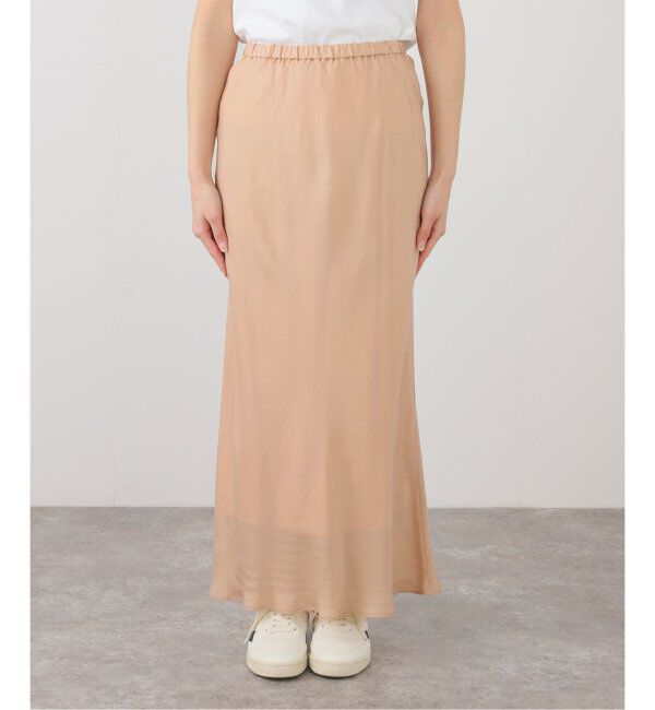 FRAMeWORK「≪追加≫シルキーキュプラバイアススカート2」|スカート|