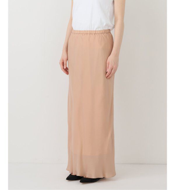 FRAMeWORK「≪追加≫シルキーキュプラバイアススカート2」|スカート|