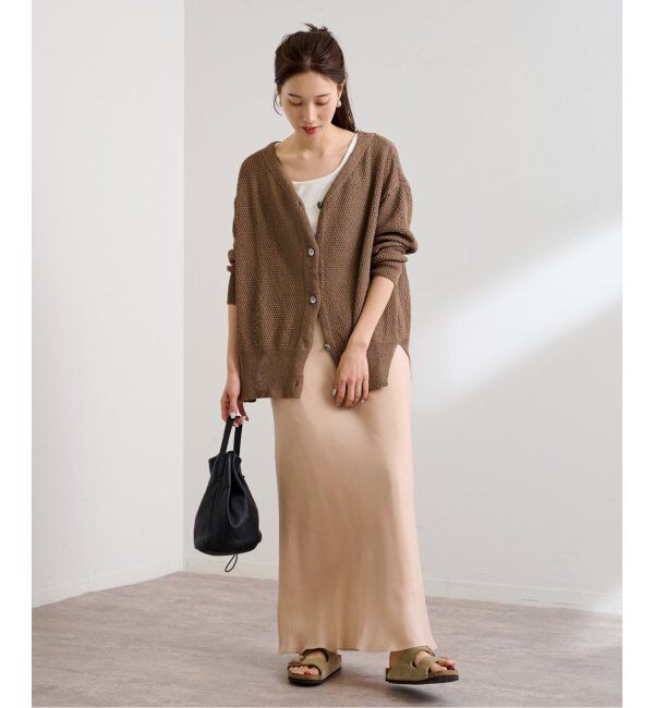 FRAMeWORK「≪追加≫シルキーキュプラバイアススカート2」|スカート|