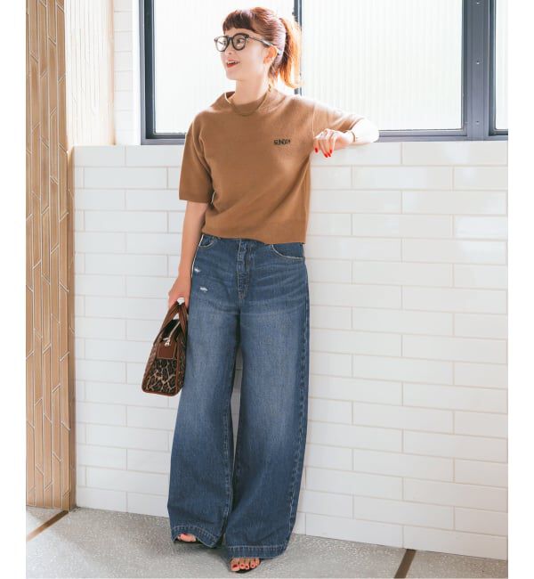 Spick and Span「《追加2》5 1/2 BAGGY DENIM」|デニム|