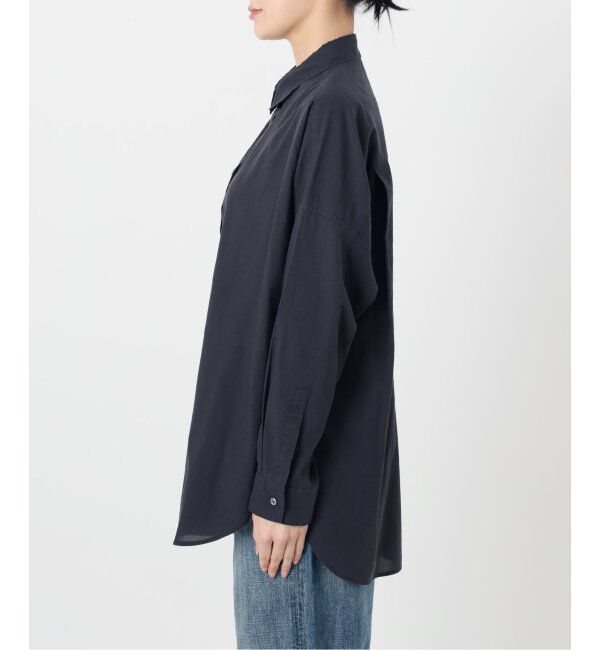 Spick and Span「《追加》ガーメントダイカシュクールシャツ」|シャツ・ブラウス|