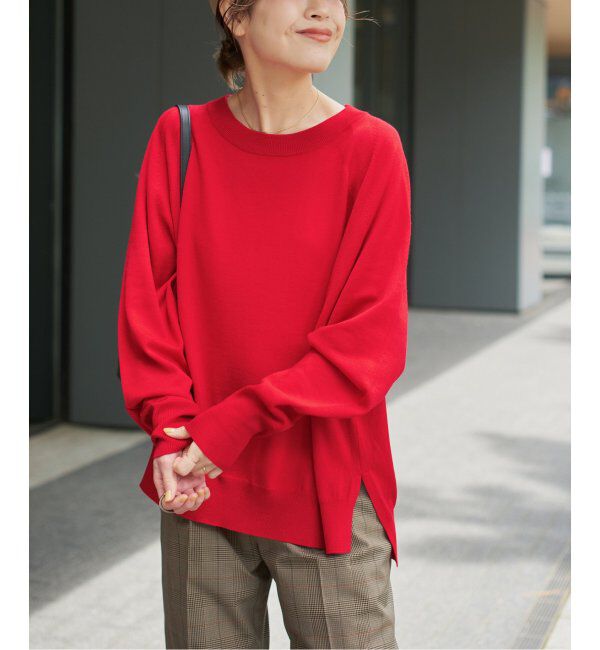 Spick and Span「ウォッシャブルラグランスリーブプルオーバー」|ニット・セーター|