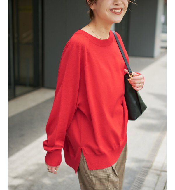 Spick and Span「ウォッシャブルラグランスリーブプルオーバー」|ニット・セーター|