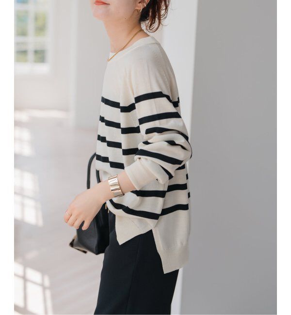 Spick and Span「ウォッシャブルラグランスリーブプルオーバー」|ニット・セーター|