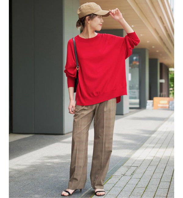 Spick and Span「ウォッシャブルラグランスリーブプルオーバー」|ニット・セーター|