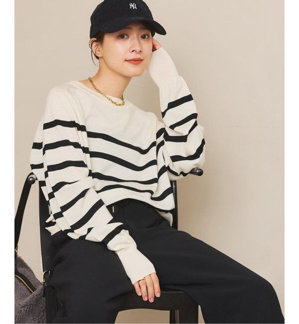 Spick and Span「ウォッシャブルラグランスリーブプルオーバー」|ニット・セーター|ホワイトベース