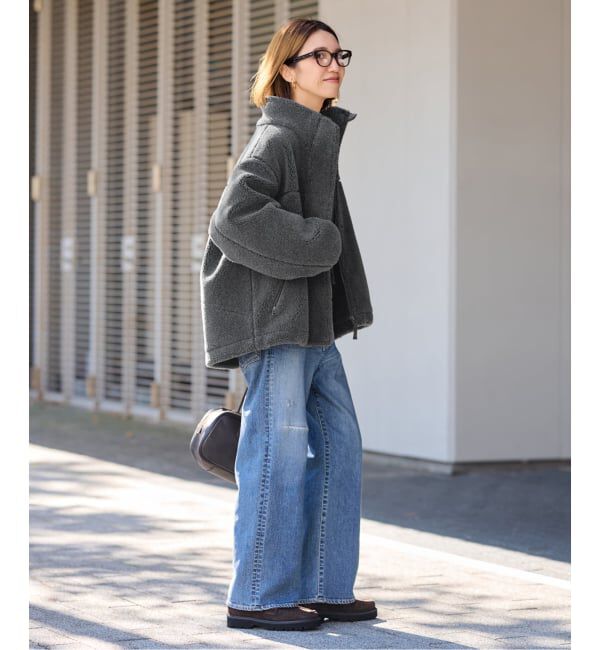 ≪一部カラーWEB限定 / 追加≫ウールボアスタンドブルゾン（FRAMeWORK