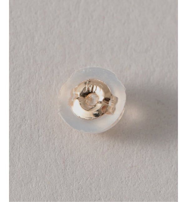 Lilas by Spick&Span「《WEB限定》Vラインダイヤピアス K10(両耳)」|ピアス|