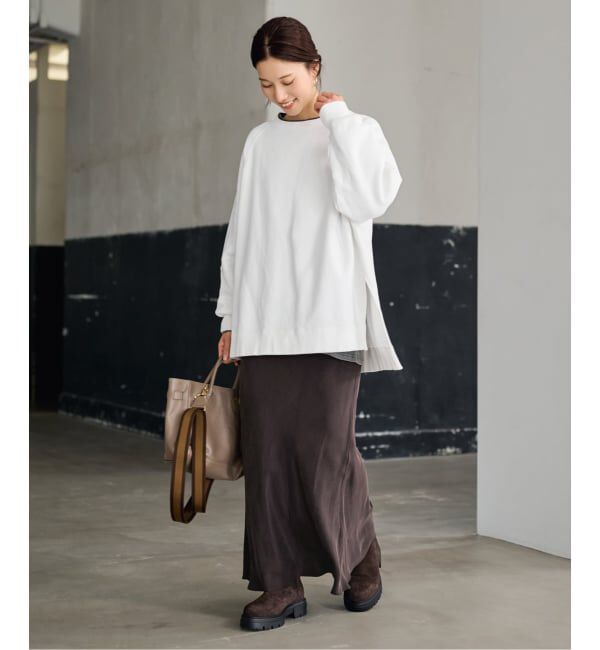 FRAMeWORK「≪追加≫シルキーキュプラバイアススカート 2」|スカート|