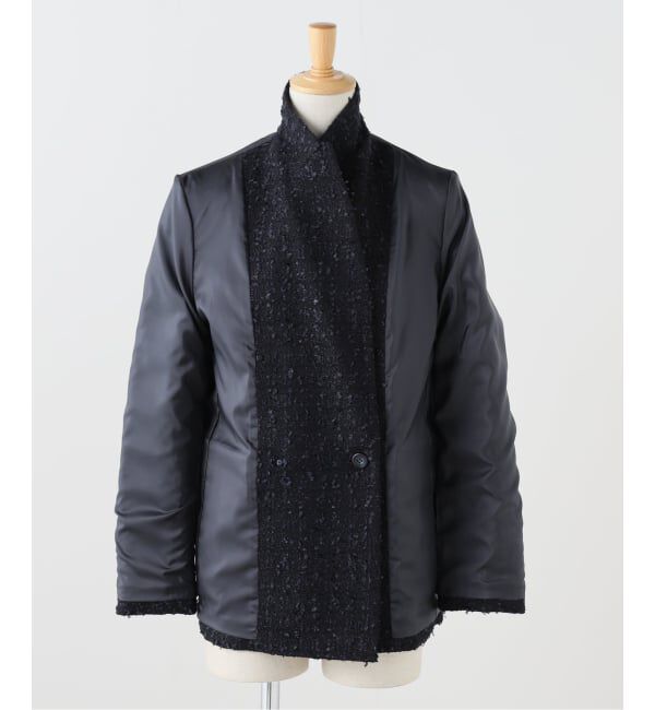 NOBLE「《WEB＆一部店舗限定》フラッグツイードピークドラペルジャケット」|テーラードジャケット|