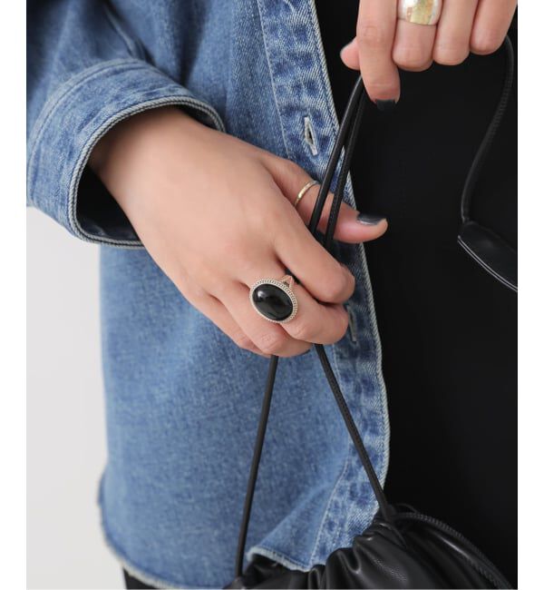 Spick and Span「【SAMH by LILAS】オニキスリング SV」|リング|