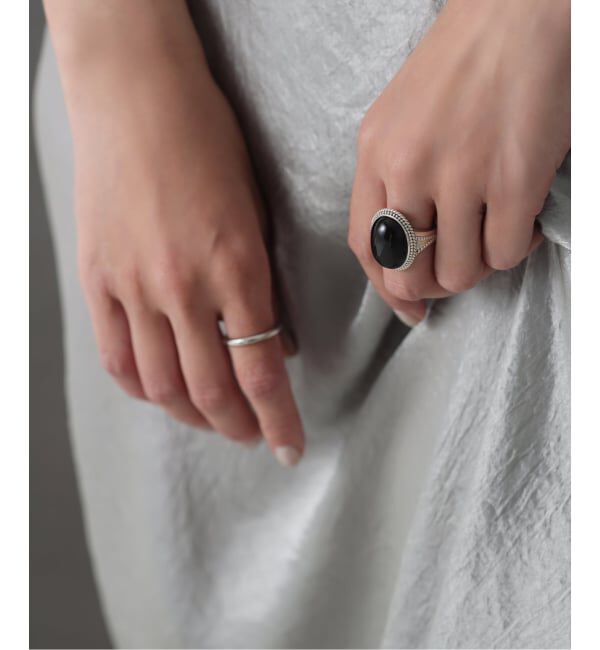 Spick and Span「【SAMH by LILAS】オニキスリング SV」|リング|