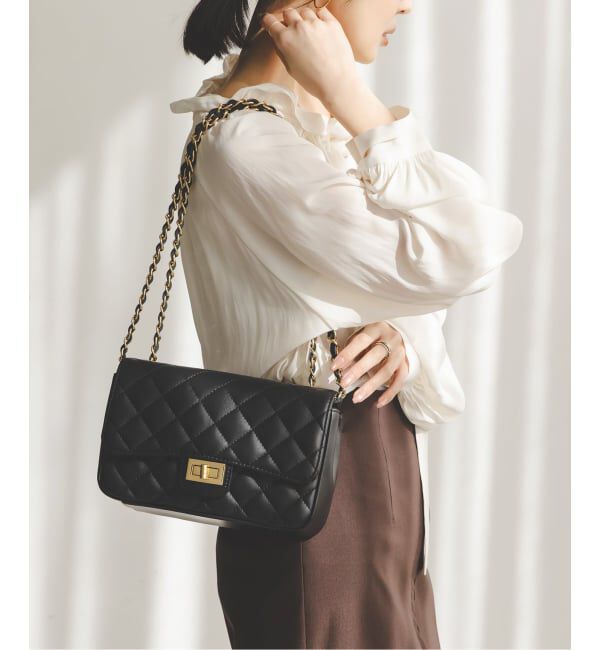 NOBLE「《WEB限定追加予約4》Maison Vincent/メゾンヴァンサン チェーンバッグ」|ショルダー・メッセンジャー|ブラック