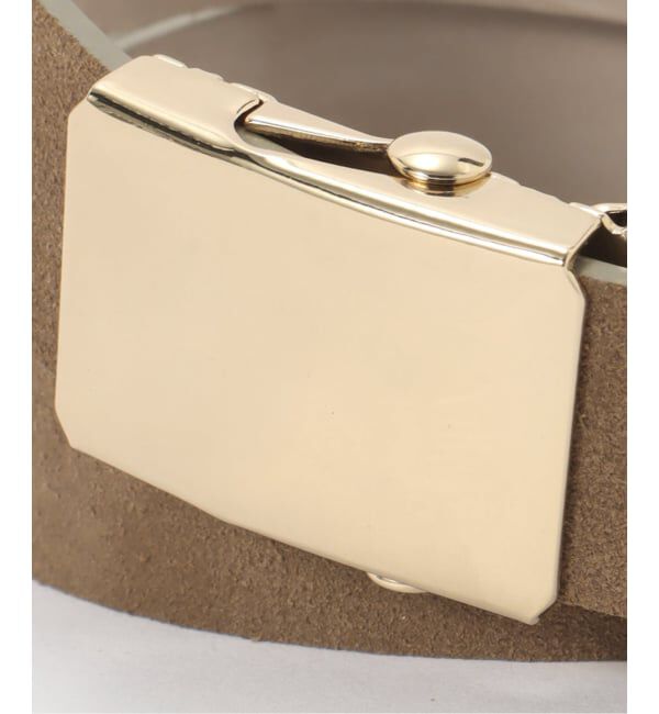 U by SPICK&SPAN「LEFIJE / レフィエ スウェードガチャベルト」|ベルト|