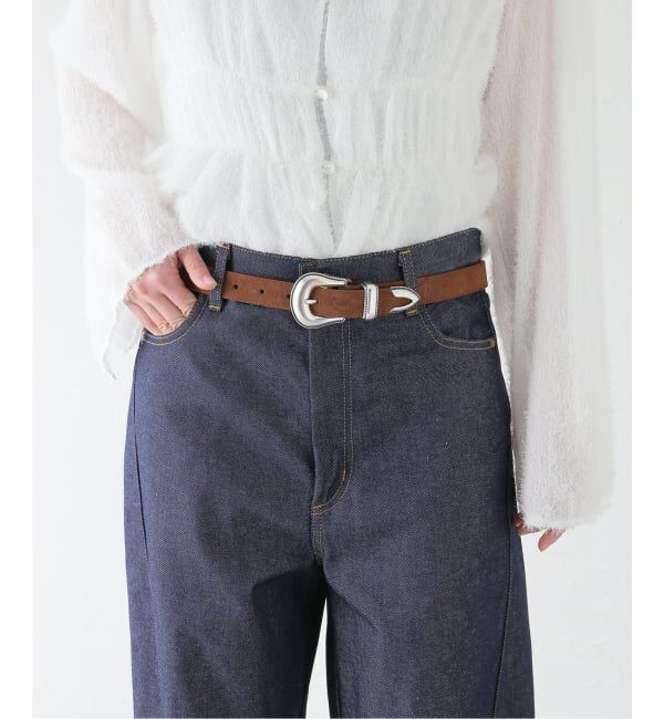 U by SPICK&SPAN「LEFIJE / レフィエ スウェードベルト」|ベルト|