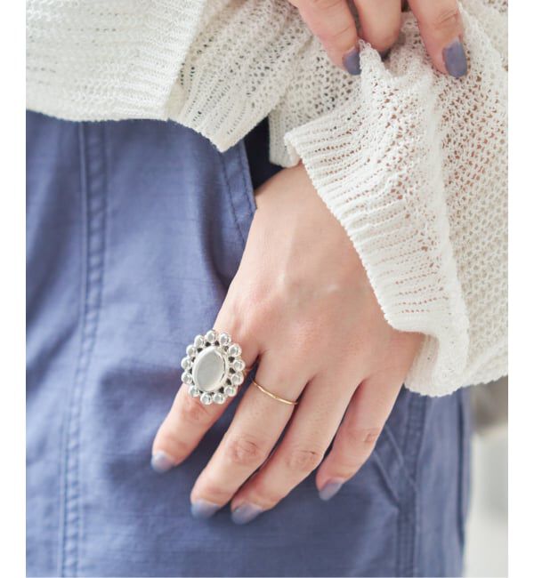 Spick and Span「《WEB限定 / 追加予約》BASENOTES / ベースノート FLOWER RING」|リング|