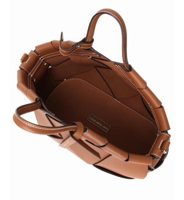 NOBLE「mica della valle/ミカデラヴァッレ Romana レザーメッシュバッグ」|ショルダー・メッセンジャー|