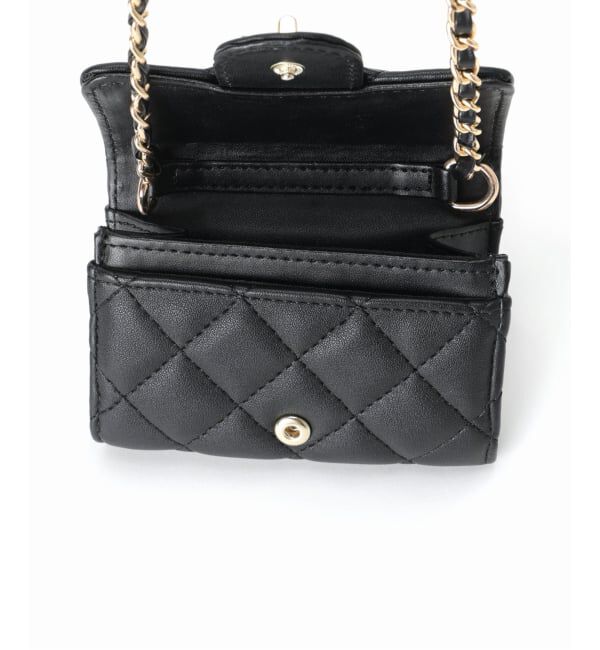 FRAMeWORK「VELETTO/ヴェレット キルティングCHAINPOACH」|名刺入れ・カードケース|