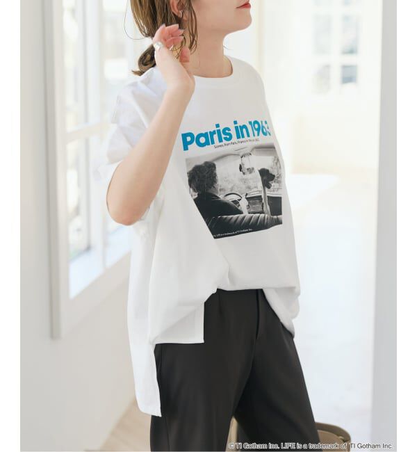 Spick and Span「《予約》GOOD ROCK SPEED / グッドロックスピード LPC 別注フォトドルマンTシャツ 2」|Tシャツ・カットソー|